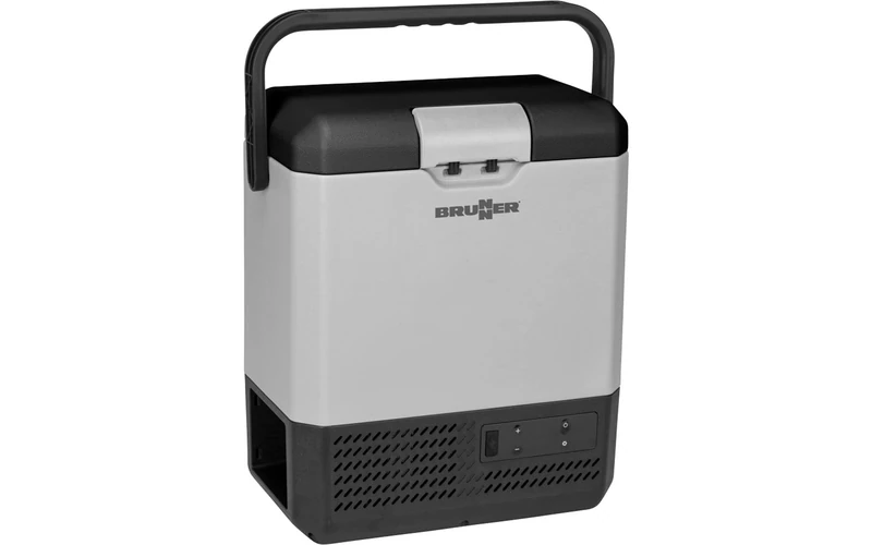 BRUNNER 0826047N Portable Compressed Refrigerator 12V/230V, Polarys Door ze, for Small Spaces, 8 Liters - Image 1