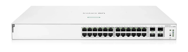 HPE Networking Instant On 1930 24G Class4 PoE 4SFP/SFP+ 370W Switch - Switch - L3 - managed - 24 x 10/100/1000 (PoE)