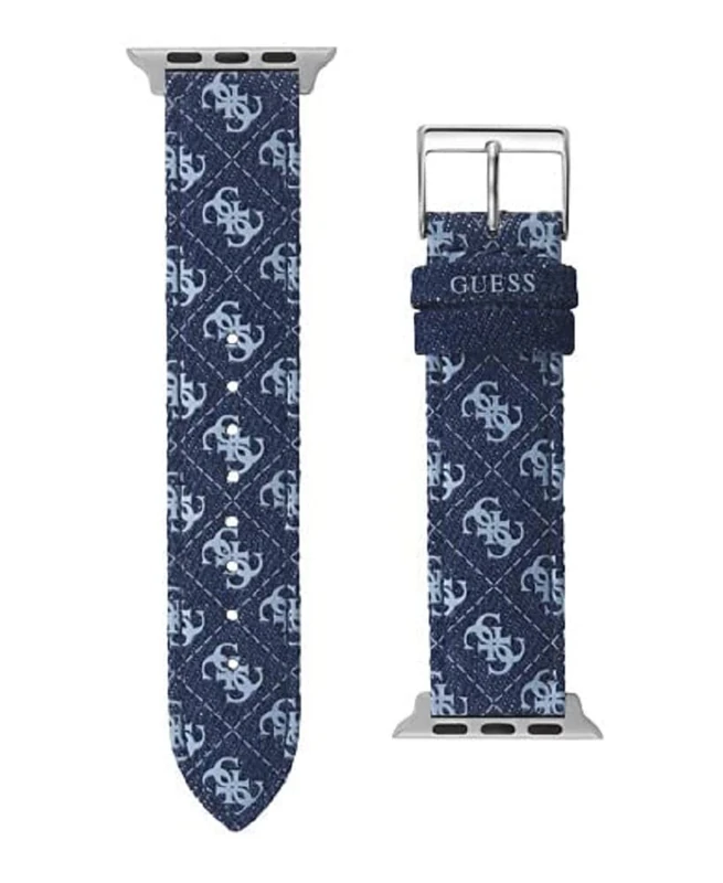 GUESS Ladies smartwatch Band Compatible with Apple Watch (38MM-40MM), Blue, Modern