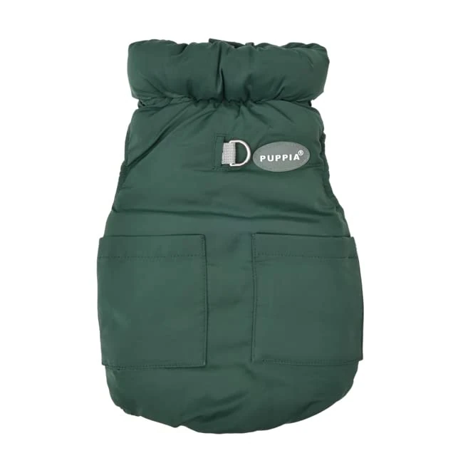 PUFFER VEST JUMPER Dog coat Green S