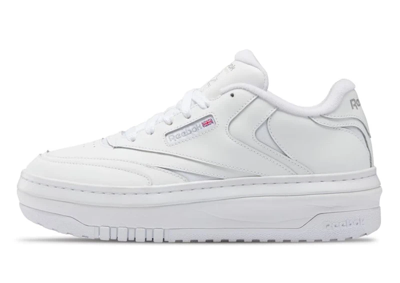 Reebok Women Club C Extra Sneaker, FTWR White/FTWR White/Pure Grey 3, 5