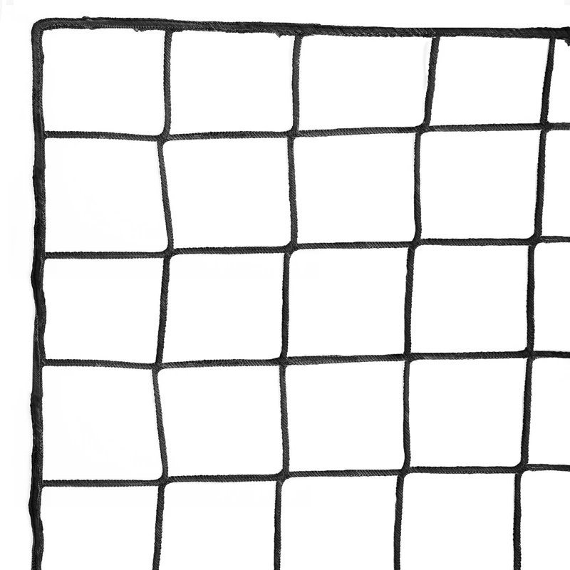 Wiseek Soccer Backstop Net, 10x10ft High Impact Barrier Net, Nylon Sport Netting, Rebounder Behind Goal (Installation Rope Included) - Image 1