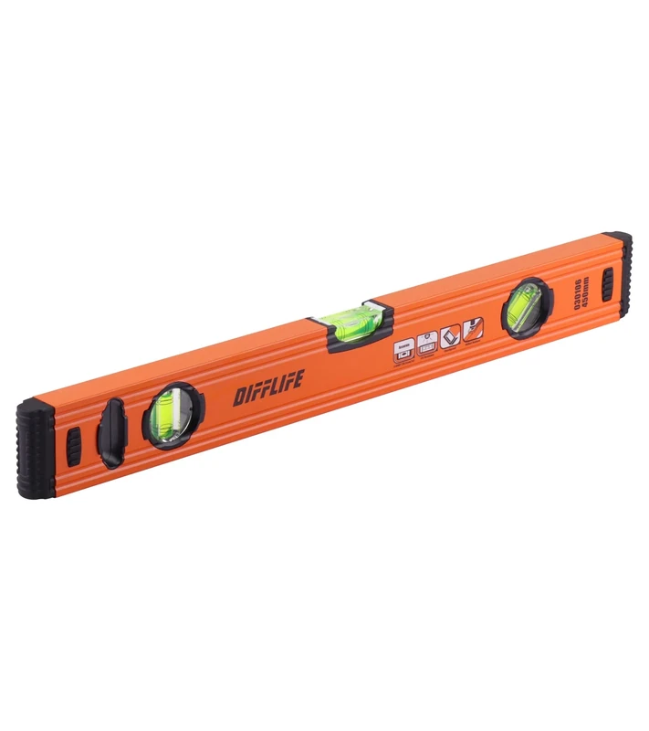 DIFFLIFE 18" Level & Tool Aluminum Reinforced Torpedo Level (18inch)