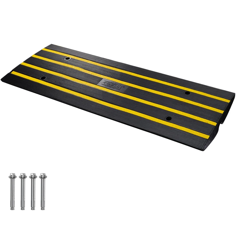 VEVOR Ramp, Rubber, Black, Standard
