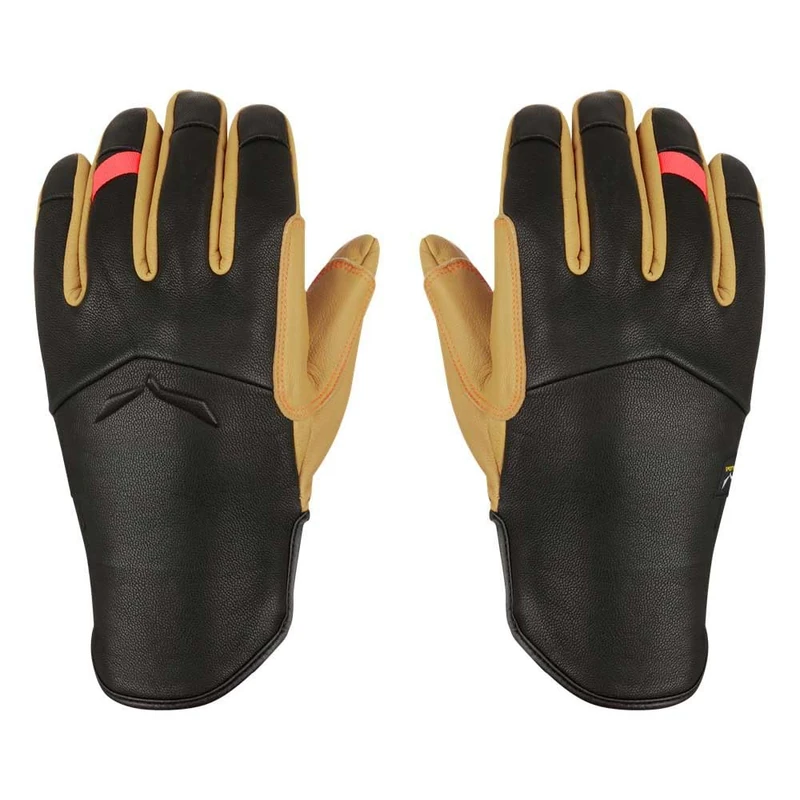 Salewa, Ortles Am W Leather Gloves, W, Black, 5/xs