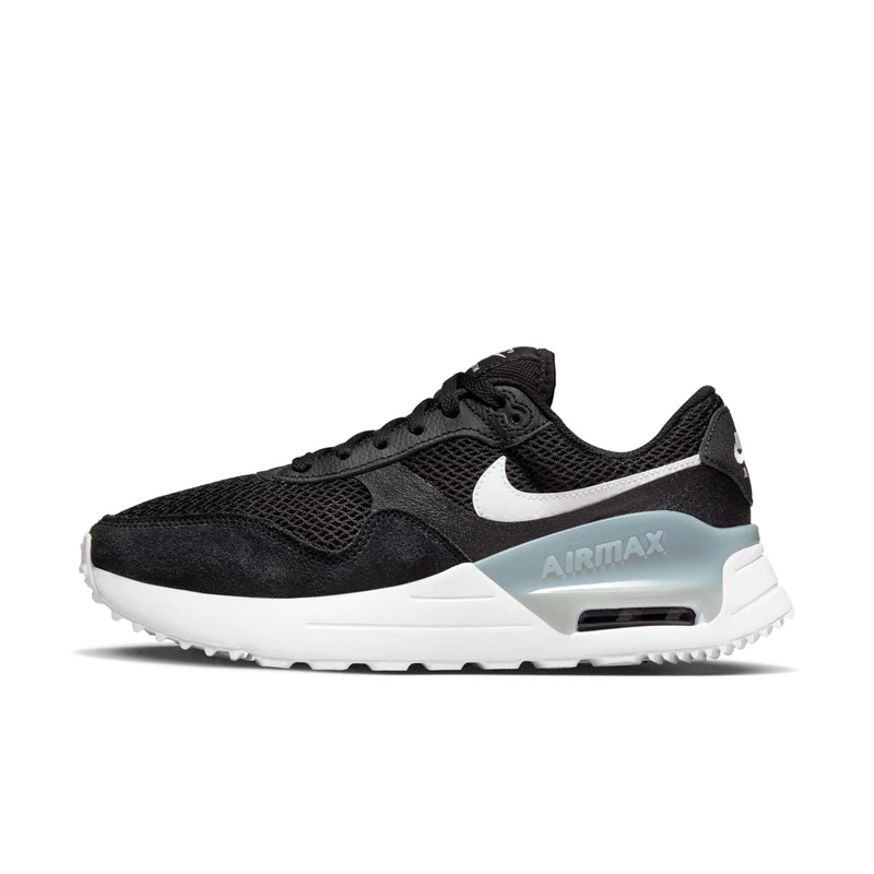 Nike DM9538 Air Max SYSTM Women's Sho Women Black/White-Wolf Grey UK 6.5
