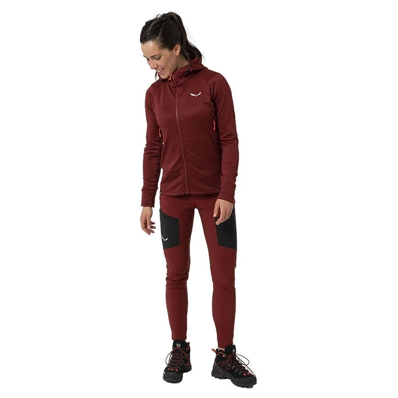 Salewa Puez Warm Durastretch Cargo Tights Women, Syrah Camou, L, Female