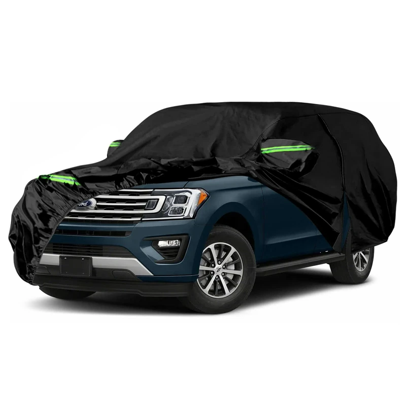 Waterproof Car Cover Replace for 2007-2022 Ford Expedition/Lincoln Navigator SWB, 6 Layers All Weather Car Covers with Zipper Door for Snow Rain Dust Hail Protection (Expedition)