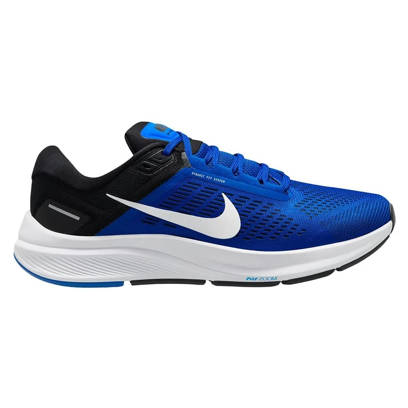 Nike Air Zoom Structure 24, Men's Road Running Shoes, Old Royal/White-Black-Racer Blue, 47 EU, Old Royal White Black Racer Blue, 11.5 UK