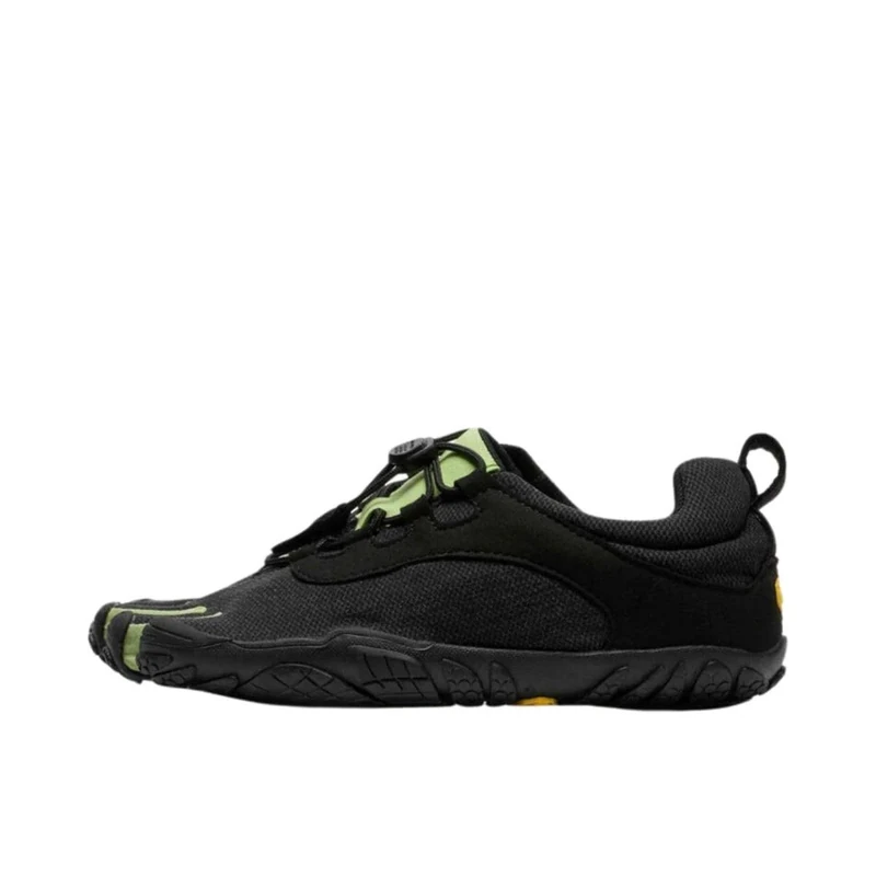 Vibram Men's V-Run Retro Green Black Trainers, Black, 5 UK