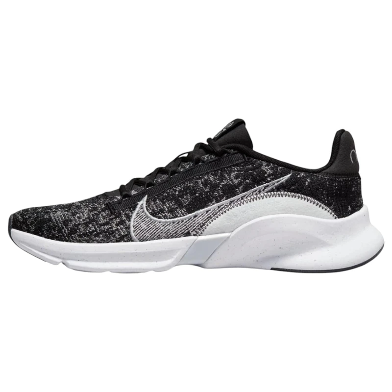 Nike Men's Superrep Go 3 Next Nature Flyknit Men's Training Shoes, Black Pure Platinum Anthracite White, 11.5 UK