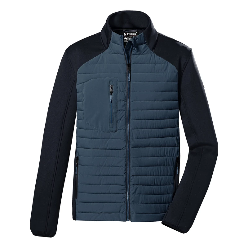 Killtec (KILAH) KOW 33 MN JCKT 38637-000 Men's Quilted Hybrid Jacket with Stand-Up Collar Blue S