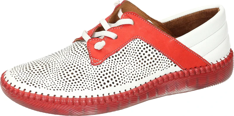 Manitu Women's 840074-04 Loafer, red, 3.5 UK - Image 1