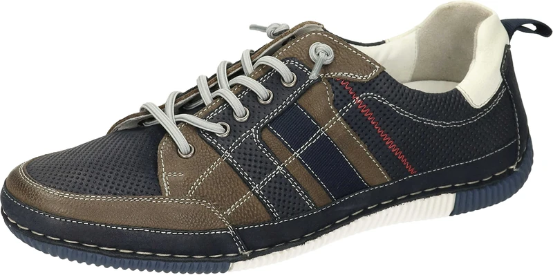 Manitu Men's 630078-05 Loafer, Blue, 12.5 UK