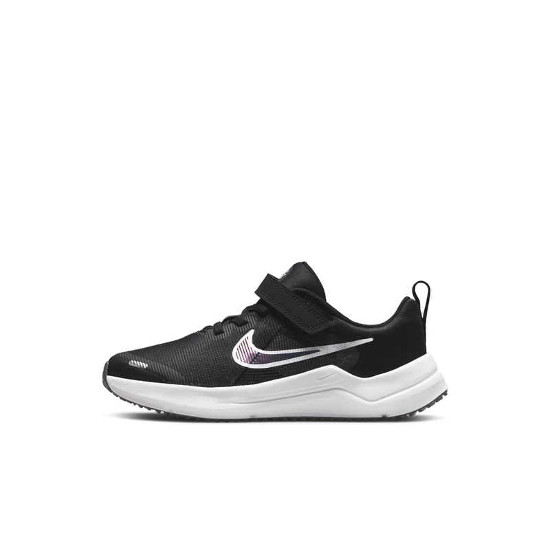 NIKE Unisex Baby Downshifter 12 Next Nature Sneaker, Black/White-DK Smoke Grey, 6.5 UK Child