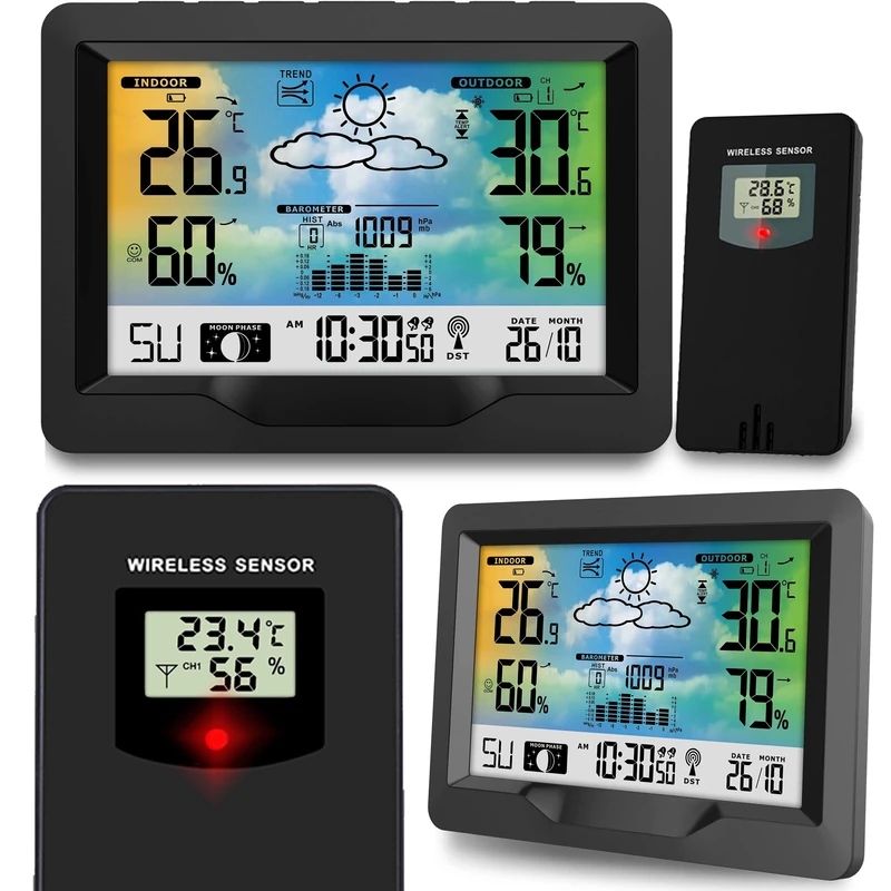 Berdsen BD-901 Weather Station - Indoor and Outdoor Display