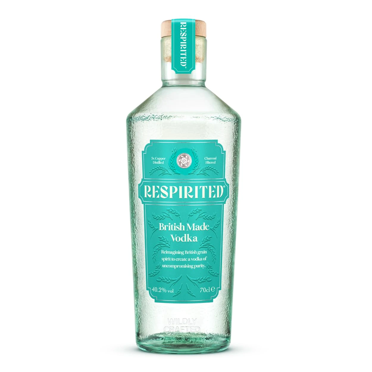 Respirited British Made Vodka 70cl | Sustainable | Award-Winning | Smooth & Characterful | Uncompromising Purity | 40.2% ABV