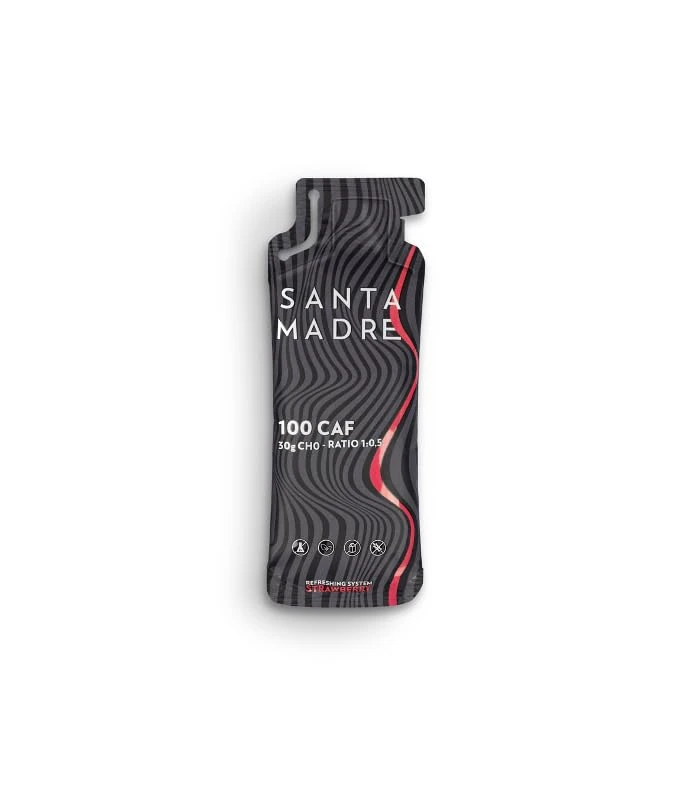 Santa Madre Shot Gel 30cho Scatola da 30 Pieces x 55 g. Each Fragola + Caffeina - Image 1