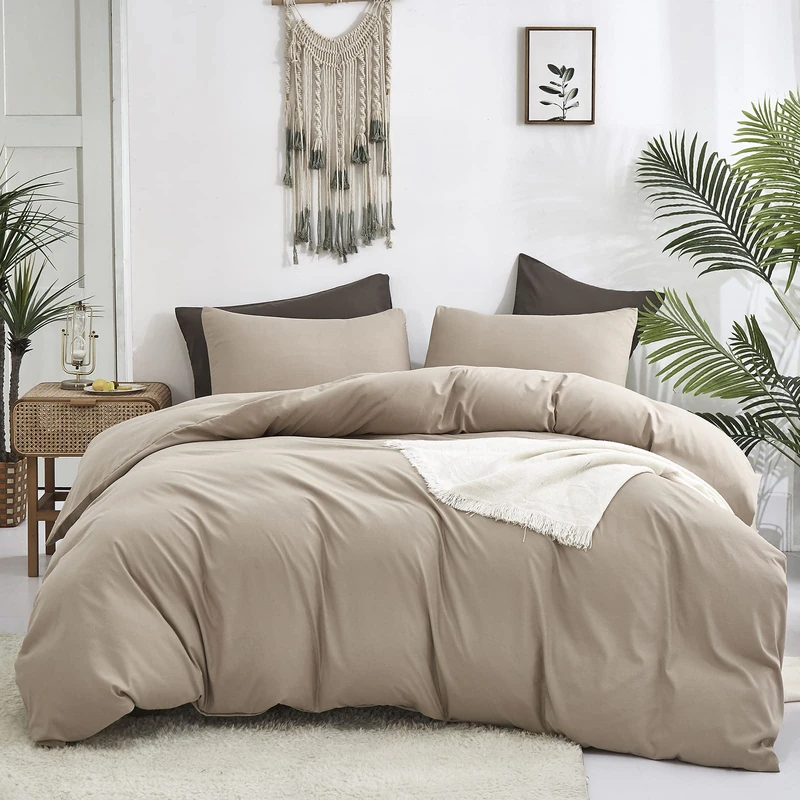 Cream Coffee Comforter Set California King Khaki Bedding Comforter Set Cal King Dark Champagne Solid Blanket Quilts Modern Soft Cream Khaki 3 Piece Bedding Set