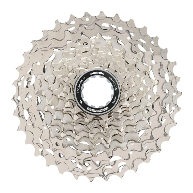 SHIMANO 105 CS-HG710-12 Cassette - 12-Speed, 11-36t, HG L2, Silver