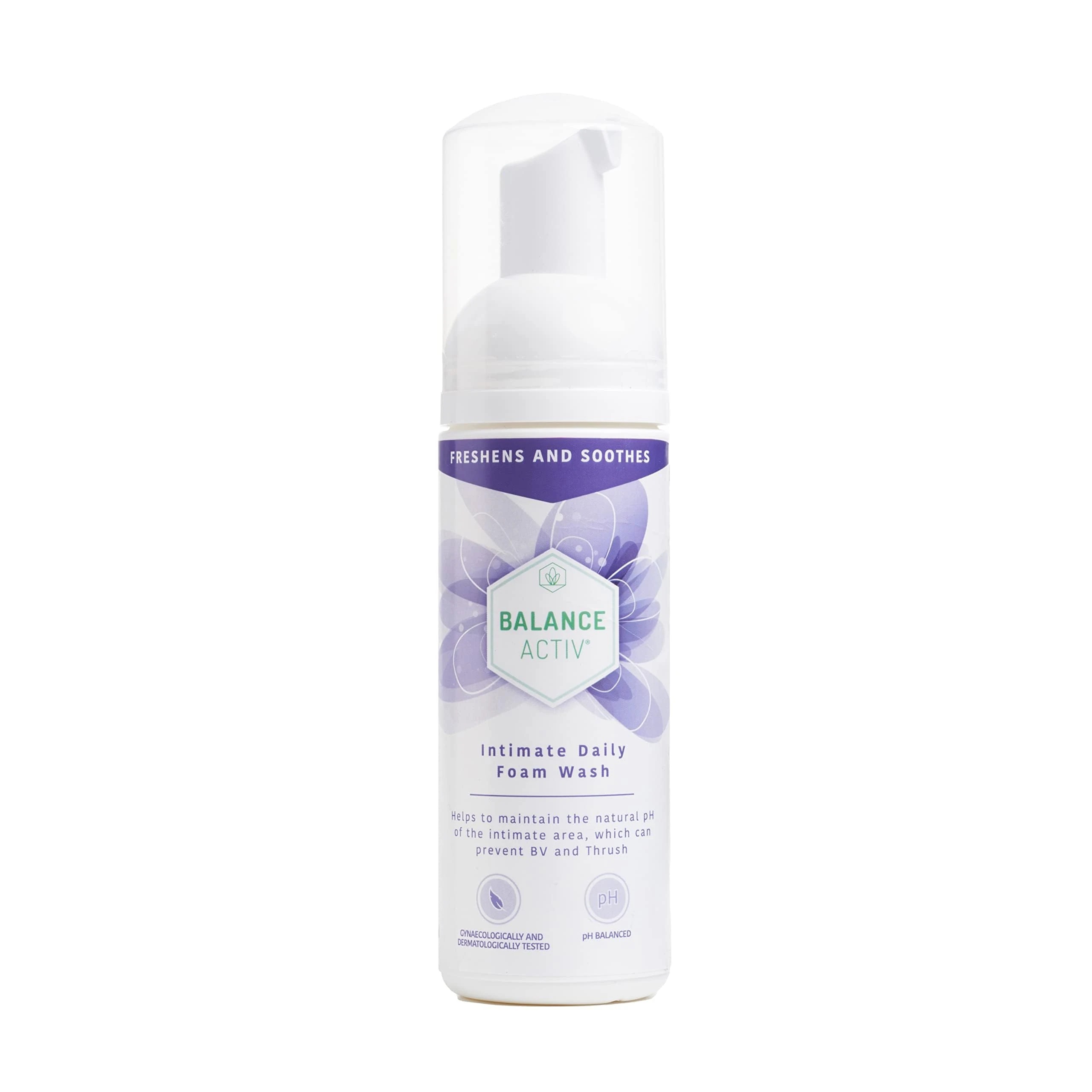 Balance Activ pH Balanced Intimate Daily Foam Wash, Relieves Vaginal and Vulval Discomfort (150ml)