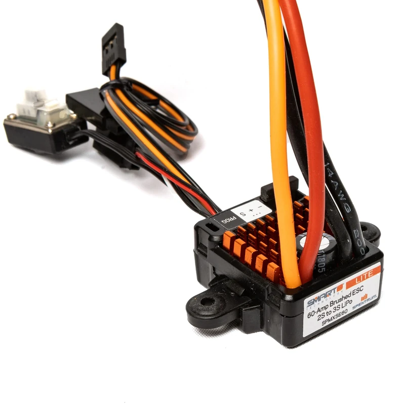 Spektrum Company 60A Lite Brushed Smart ESC, 2S-3S: IC3 - Image 1