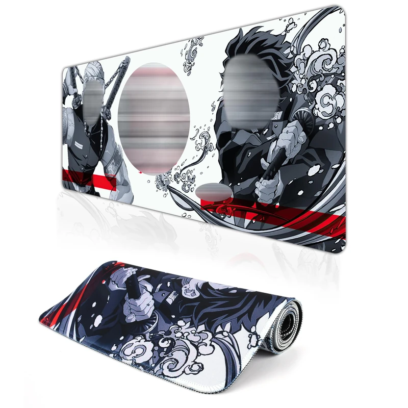 GTOTd Japan Anime Mouse Pad(1 Pcs) with Non-Slip Rubber.Gifts Merch Large Mouse Pad11.8×31.4Inches for Keyboard Mouse Suitable Game Room Decoration for Teens