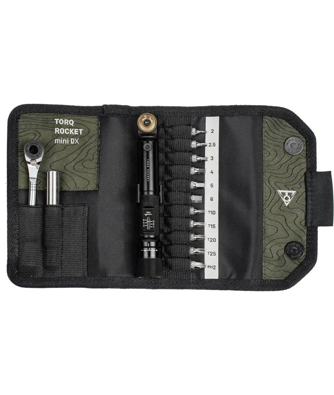 TOPEAK Unisex - Adult Rockjet Tool Set, Black, One Size