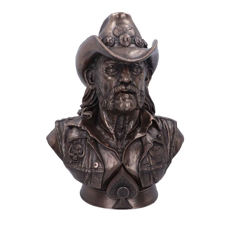 Nemesis Now Officially Licensed Motorhead Lemmy Bust, Bronze, 35cm