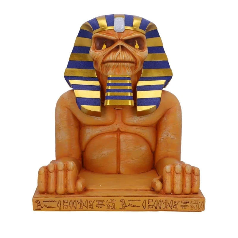 Nemesis Now Officially Licensed Iron Maiden Powerslave Bust Box, Orange, 28cm