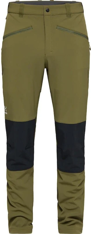 Haglofs 605400_4W5 Chilly Softshell Pant Men Pants Men's Olive Green/True Black Size 52