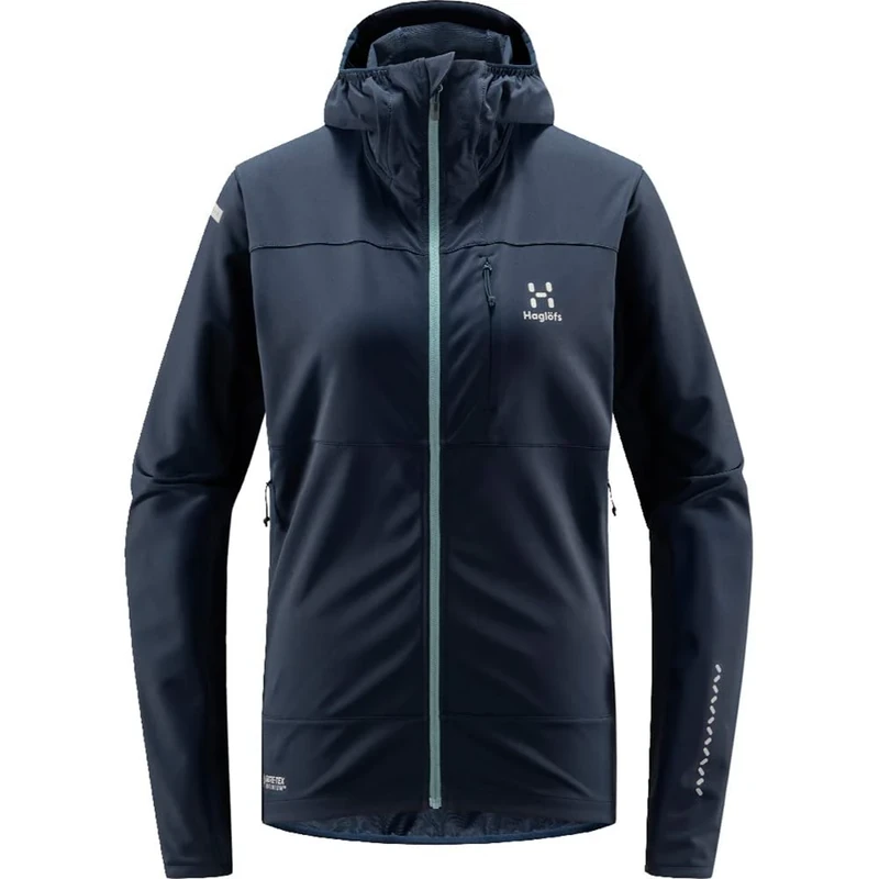 HAGLOFS 605377_4RJ L.I.M HYBRID SOFTSHELL JACKET WOMEN Jacket Women's TARN BLUE/FROST BLUE Size S