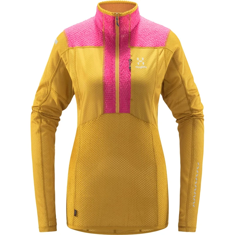 Haglöfs HAGLOFS 605369_4WT L.I.M MID FAST TOP WOMEN Jacket Women's AUTUMN LEAVES/ULTRA PINK Size M