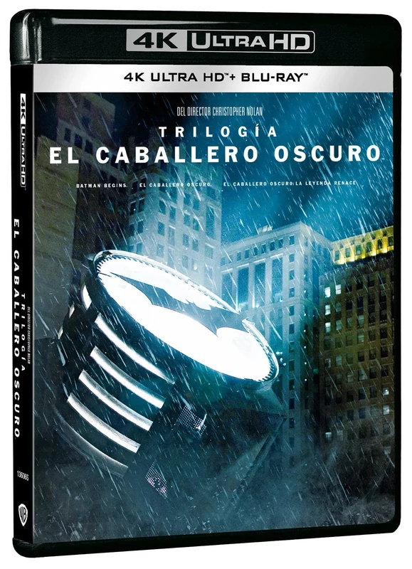 Trilogía Batman de Christopher Nolan - UHD + Blu-ray - BD