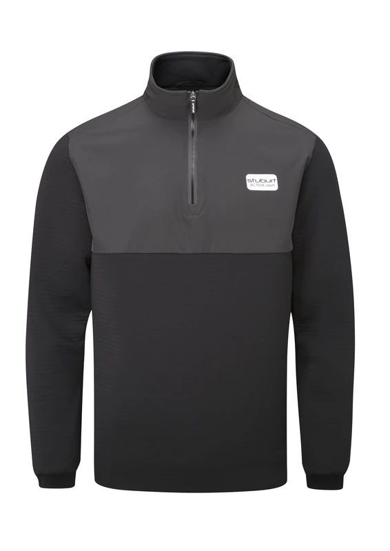 Stuburt Active-Tech Lined Sweater, Black, X-Large