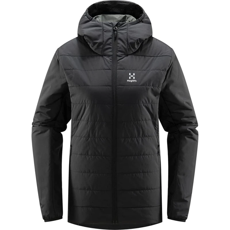 HAGLOFS 605387_2C5 MIMIC SILVER HOOD Jacket Women's TRUE BLACK Size XS
