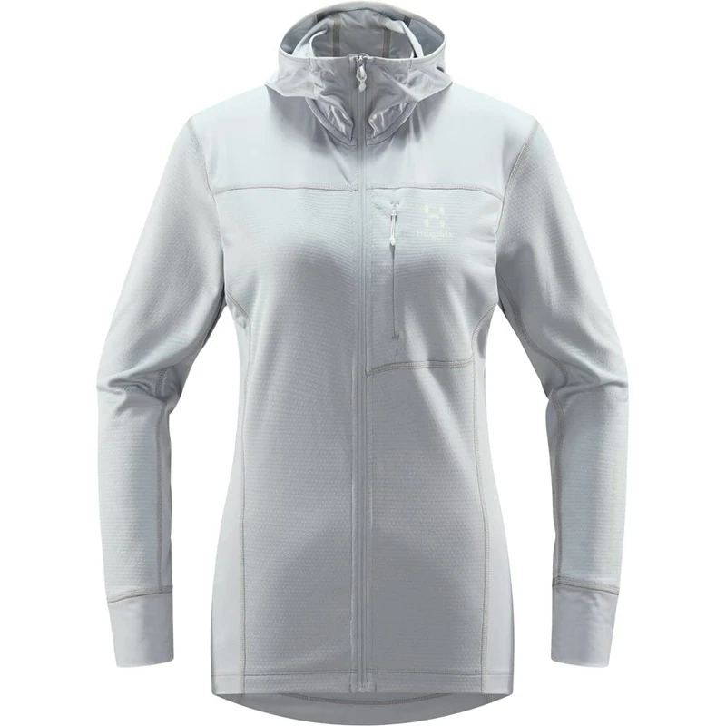 Haglöfs HAGLOFS 605371_2A5 L.I.M MID MULTI HOOD WOMEN Sweatshirt Women's CONCRETE Size S
