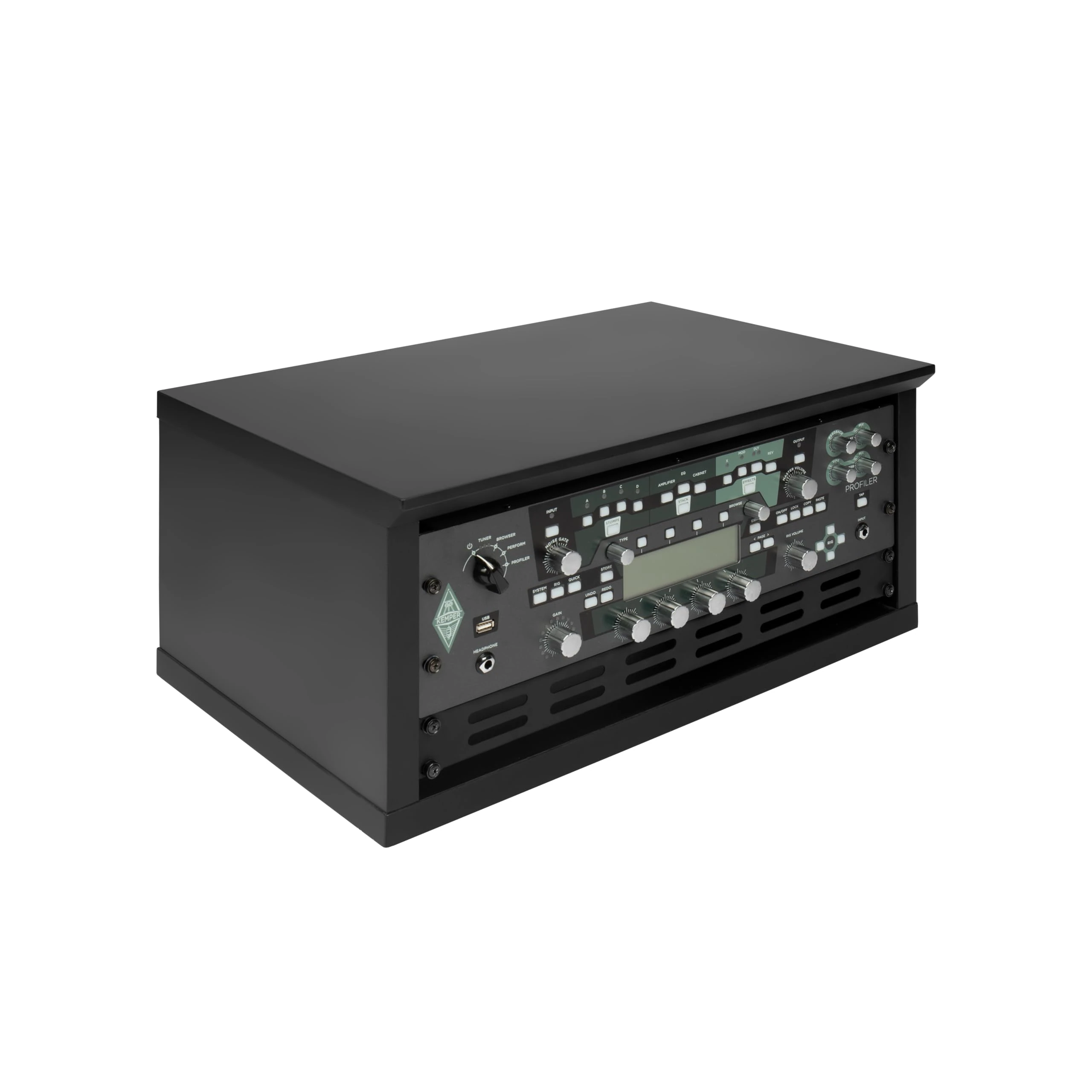 Gator Frameworks Elite Furniture Series 4U Wood Desktop Studio Rack in a Black Finish (GFW-ELITERK-4U-BLK)