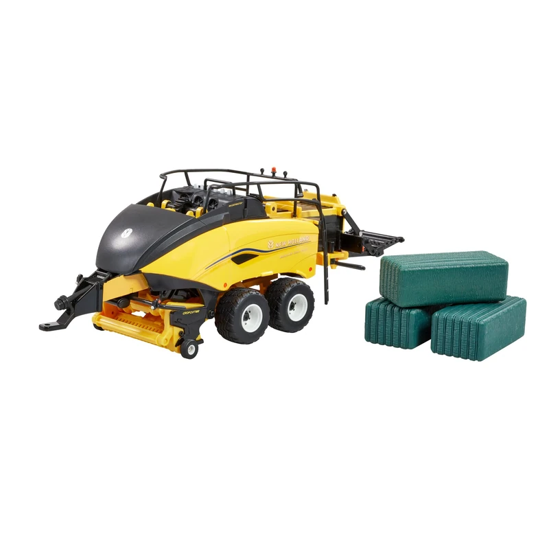 New Holland BigBaler 1290 Plus Toy, Farm Toys for Children Tractor Toy, New Holland Replica Toy Compatible with 1:32 Scale Farm Animals and Toys, Suitable for Collectors & Kids from 3 Years
