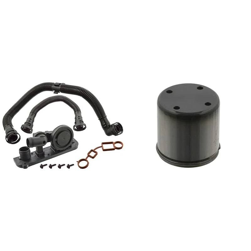 Febi Bilstein 107189 Bleed Valve for Crankcase with Mounting Material 1 Piece & 37162 Cam Follower for high-Pressure Pump, Pack of one