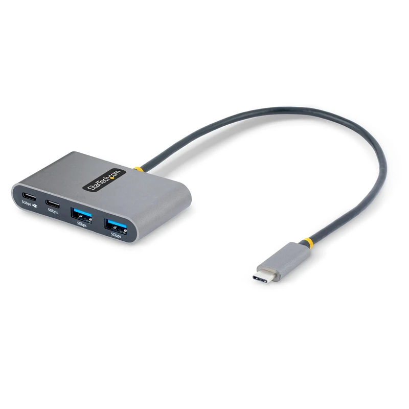 StarTech 4-port Usb-c Hub Adapter - Usb - Portable Hub W/Usb-c Charging