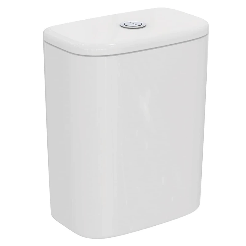 Ideal Standard Tesi Close coupled Cistern with Dual Flush Valve - 6/4 Litre, E190801, White
