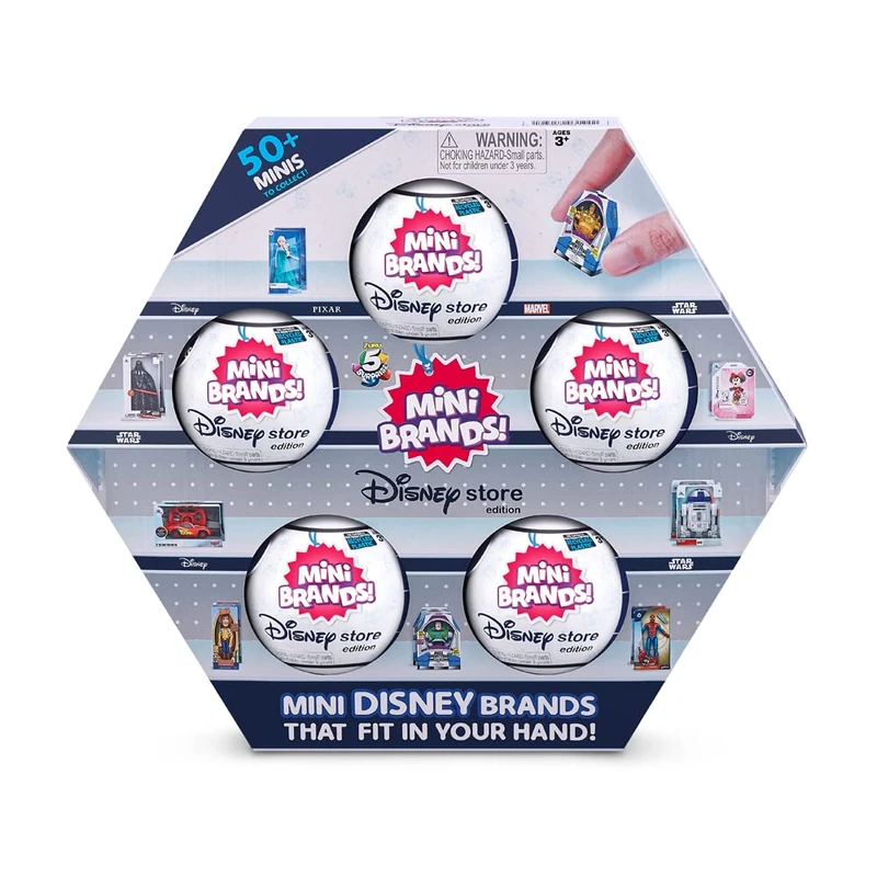 BANDAI - 5 Surprise - Pack 5 Disney Mini Brands Balls - Image 1