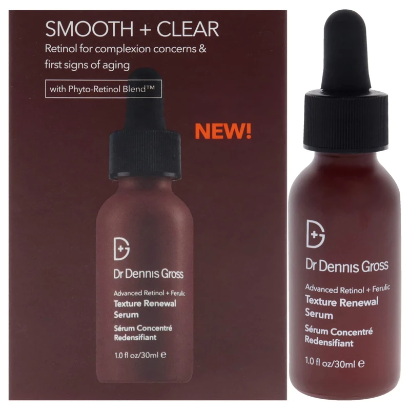 Dr. Dennis Gross Advanced Retinol Plus Ferulic Texture Renewal Serum For Unisex 1 oz Serum