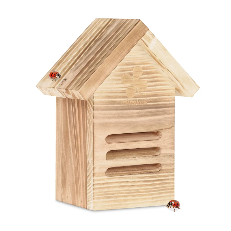 Relaxdays Insect Hotel - Ladybird Nesting Aid Garden Decor
