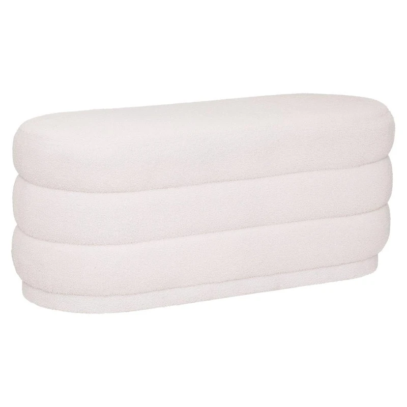 Atmosphera - Sinan bench - loop - white - 100x40cm