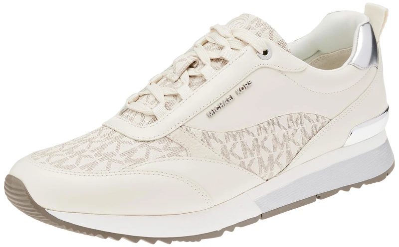 Michael Kors 43T2ALFS4L-132 Allie Stride Trainer Female Vanilla/Cream UK 10 - Image 1