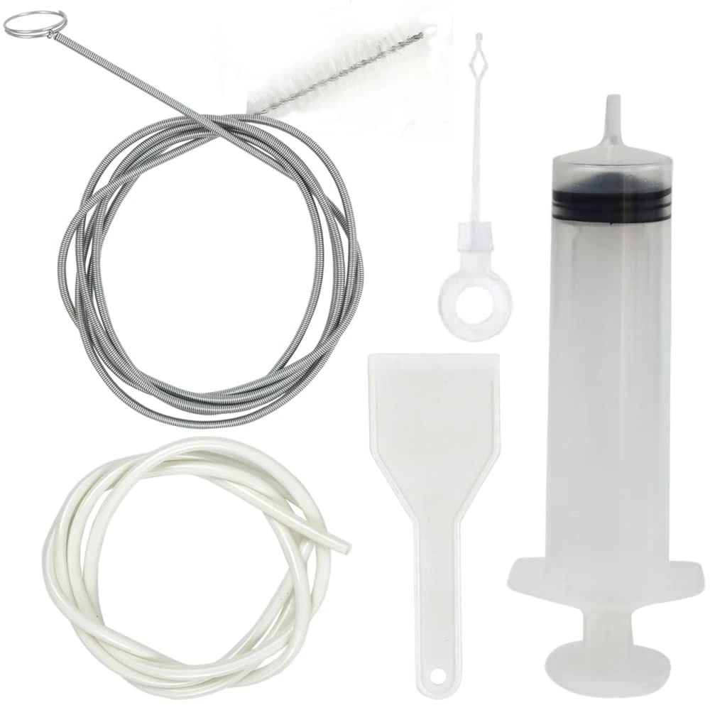 Fridge Drain Hole Cleaning Tool ，5 pcs Refrigerator Drain Dredging Tool Fridge Drain Hole Remover Cleaning Brush Tool Kit for Home Refrigerators Freezers