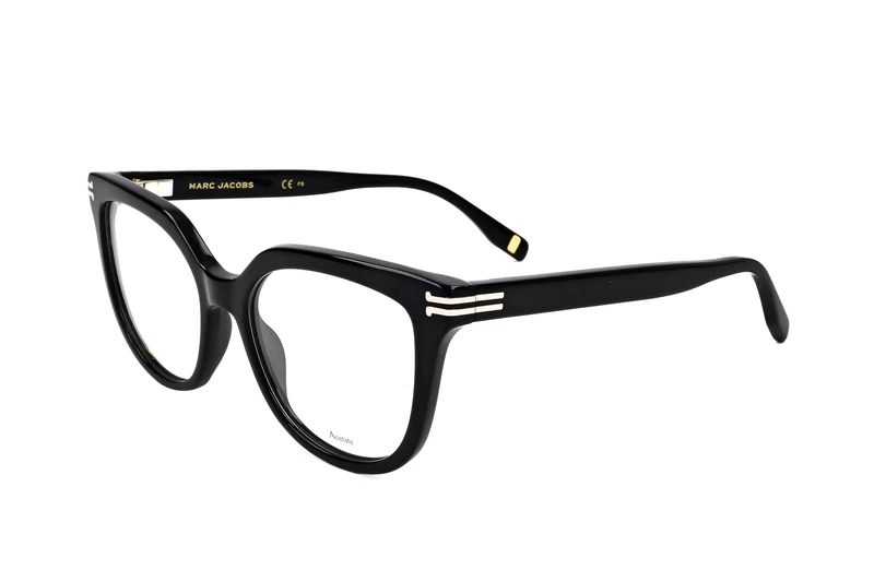 Marc Jacobs Mj 1072 Acetate 807 BLACK, Round/Oval, 51