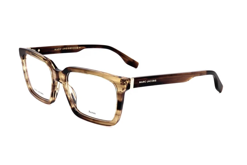 Marc Jacobs Marc 643 Acetate GMV HORN BROWN, Rectangular, 55